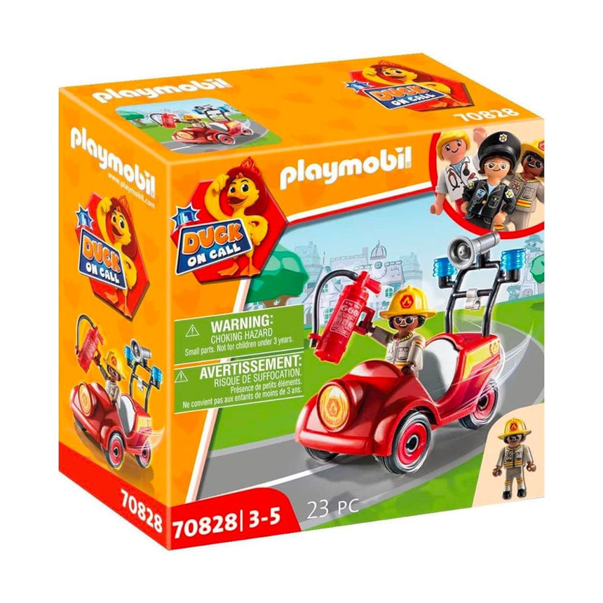 Playmobil Duck On Call - Fire Rescue Mini-Car (70828) by Playmobil