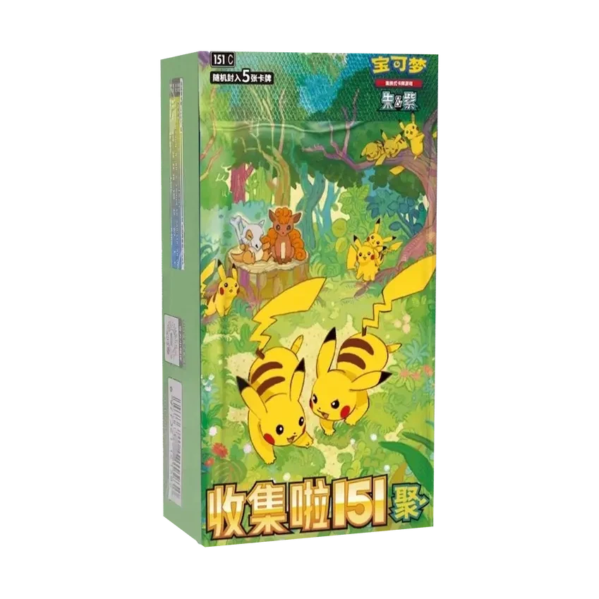 Pokémon TCG Chinese 151 "Gathering" Slim Booster Box S-Chinese by Pokémon