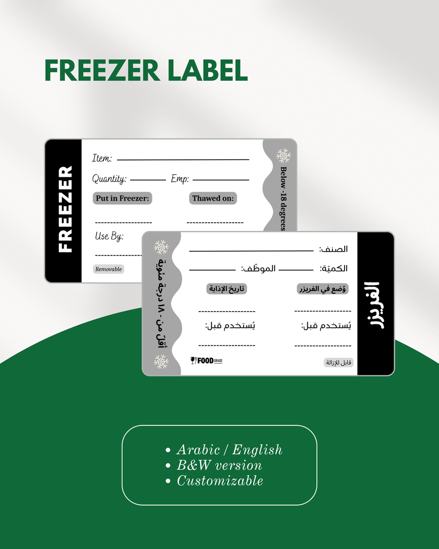 Food Identification Labelling Pack