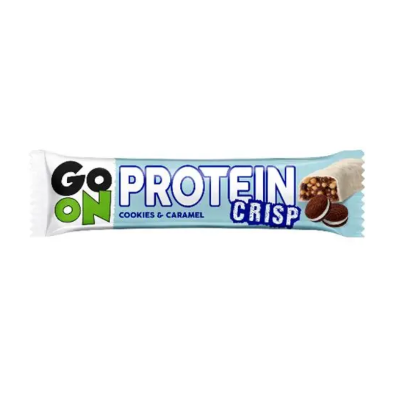 GO ON Protein Crisp Cookies & Caramel Bar