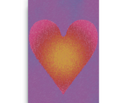 Purple Heart Digital Print Canvas