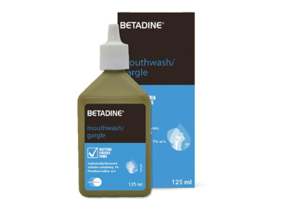 Betadine Mouthwash Gargle Germ Killing 125 ml