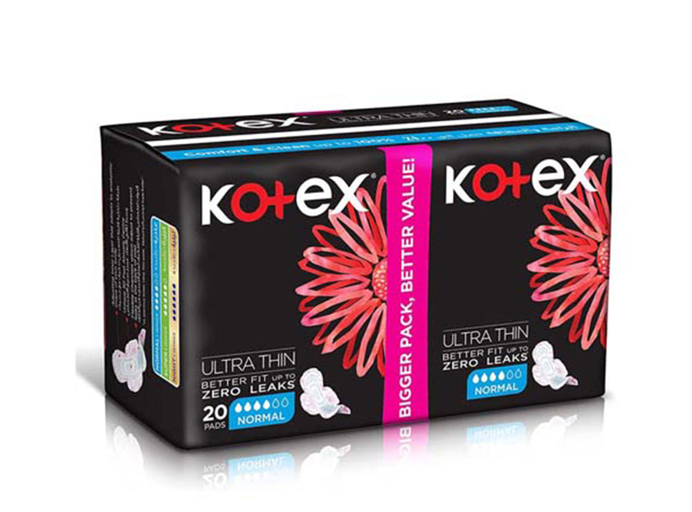 Kotex Ultra Thin Normal Duo 20 Pieces