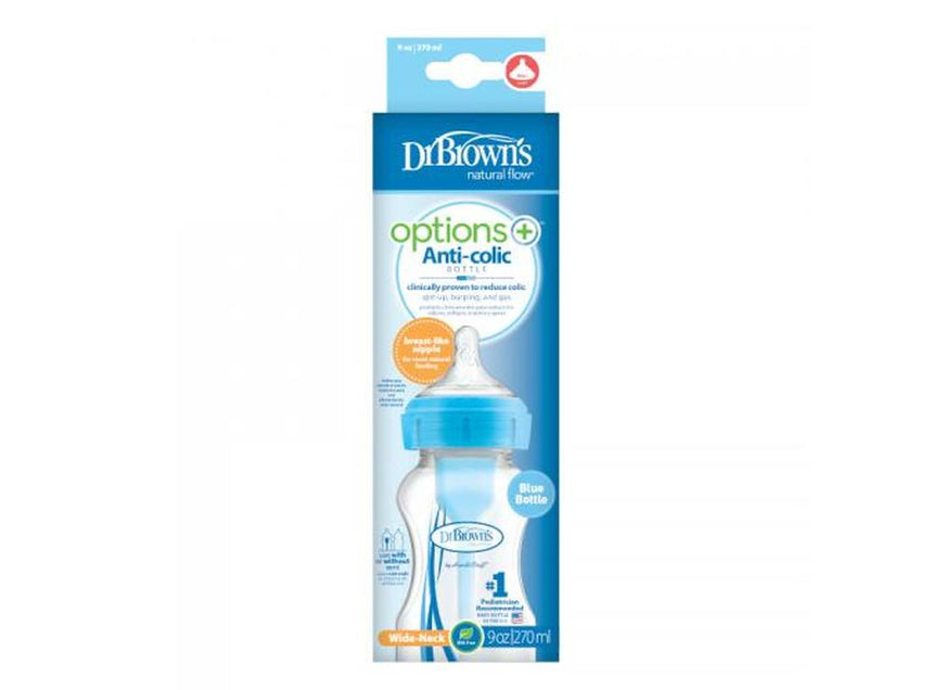 Dr Brown's Options & Anti Colic Bottle Blue