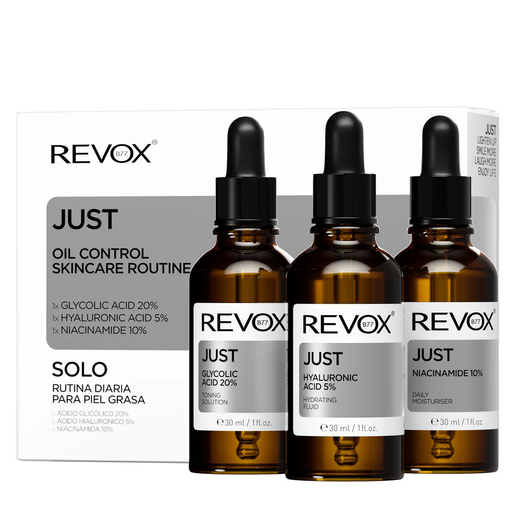 REVOX B77 JUST Oil Control Skincare Routine