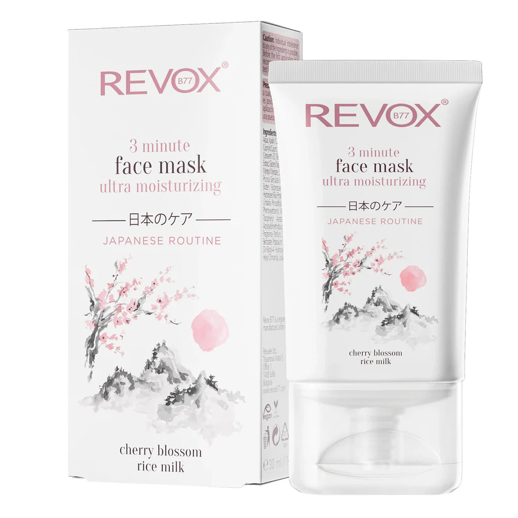 REVOX B77 JAPANESE ROUTINE Face Mask 3 Minute Ultra Moisturizing