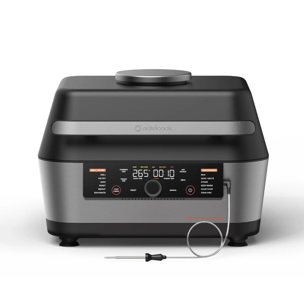 Revolution 12-in-1 Grill, Air Fryer – Multicooker Air fryer Revolution 12-in-1 Grill, Air Fryer – Multicooker Revolution 12-in-1 Grill, Air Fryer – Multicooker Nutricook