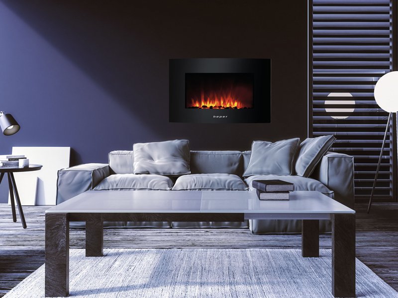 Wall Mounted Fireplace 1750-2000W Heaters Wall Mounted Fireplace 1750-2000W Wall Mounted Fireplace 1750-2000W Beper