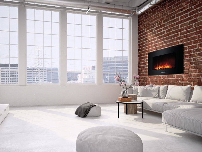 Wall Mounted Fireplace 1750-2000W Heaters Wall Mounted Fireplace 1750-2000W Wall Mounted Fireplace 1750-2000W Beper