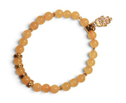 Natural 6mm Rose Quartz Bracelet