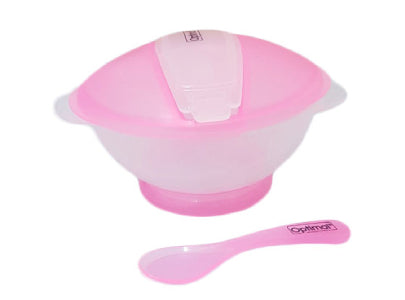 Optimal Baby Feeding Bowl With Spoon Set