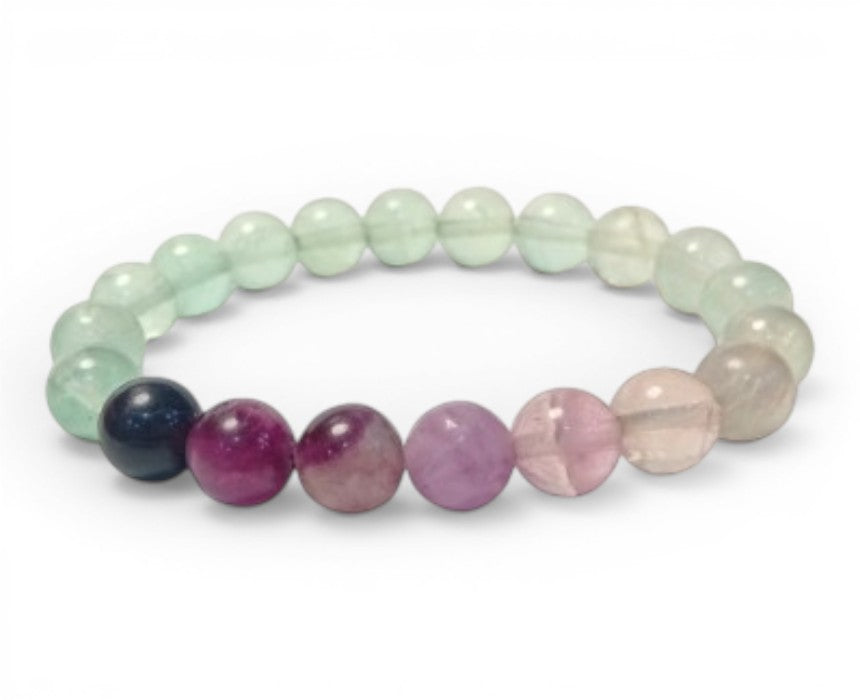 Rainbow Fluorite Clarity Bracelet