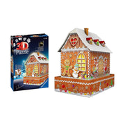 Ravensburger - 3D Gingerbread House with Lights by Ravensburger