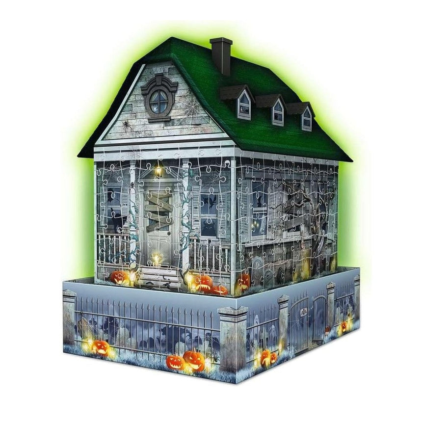 Ravensburger 3D Puzzle Haunted House at Night by Ravensburger