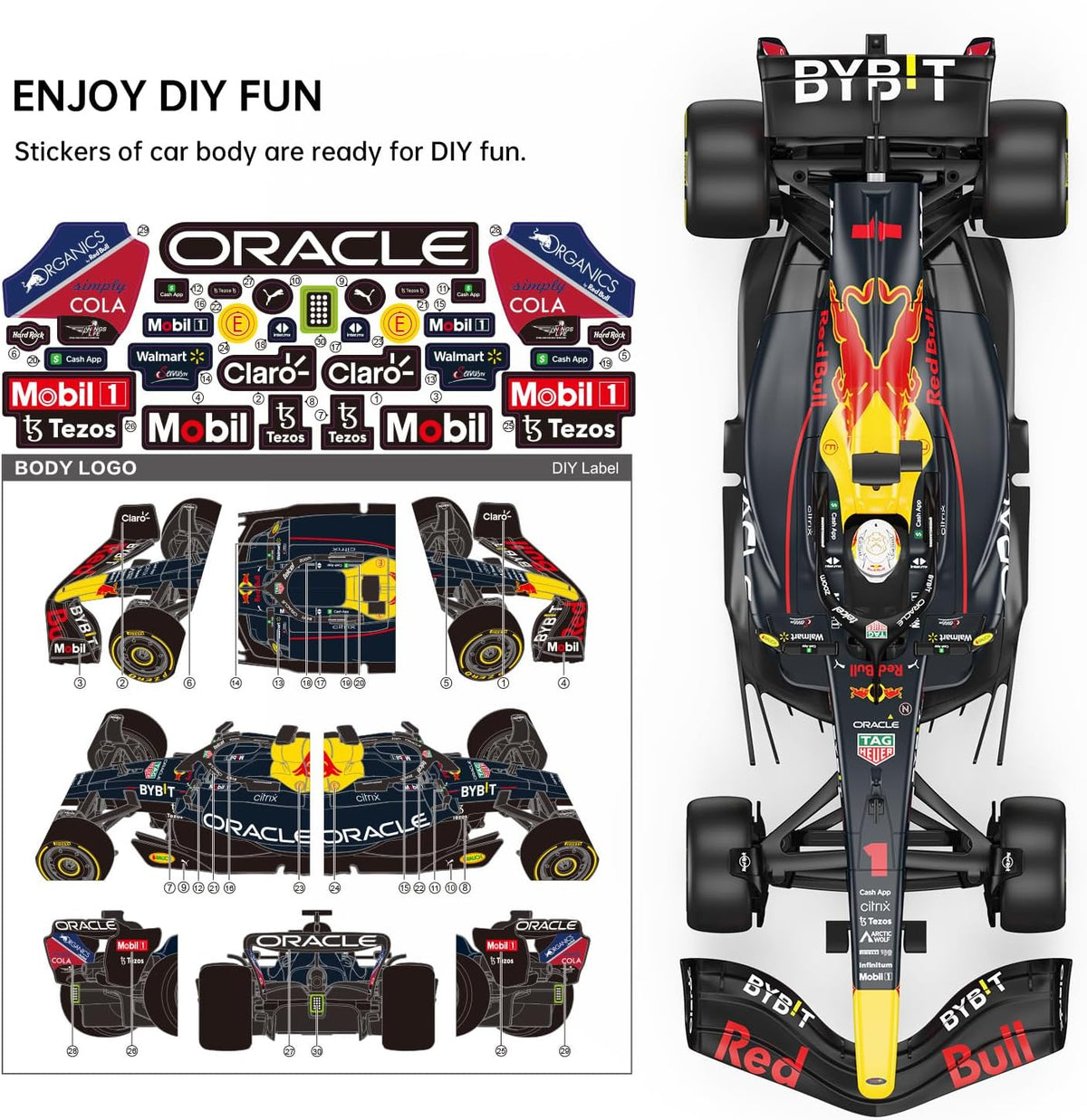 R/C 1:12 Oracle Red Bull Racing RB18 Navy Blue Remote Control Cars R/C 1:12 Oracle Red Bull Racing RB18 Navy Blue R/C 1:12 Oracle Red Bull Racing RB18 Navy Blue Rastar