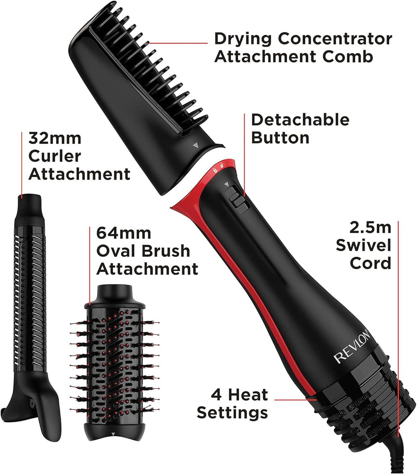 Revlon One Step Blow-Dry Multi Styler - 3 in 1 Dry, RVDR5333