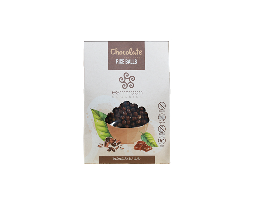 Eshmoon Organic Chocolate Rice Balls Snack