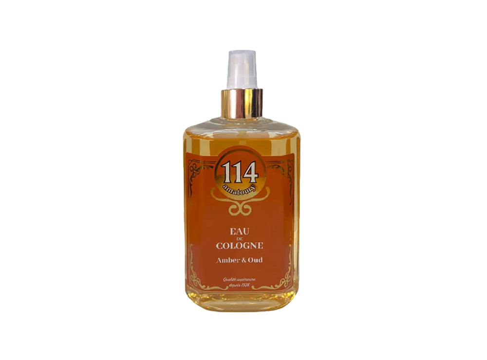 114 Amber & Oud Cologne Splash 250 ml