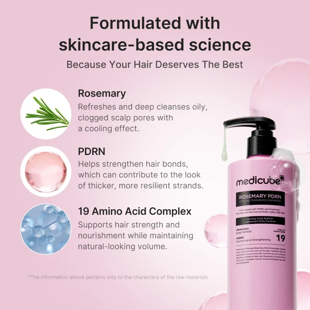 Rosemary PDRN Cooling Thickening Shampoo