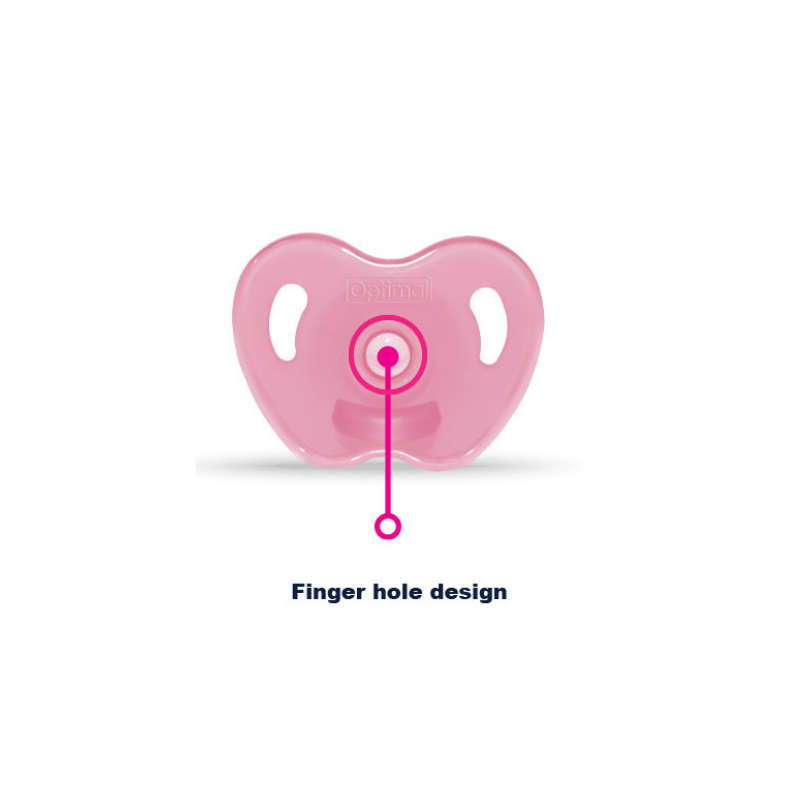 Round Nipple Silicone Pacifier 6+