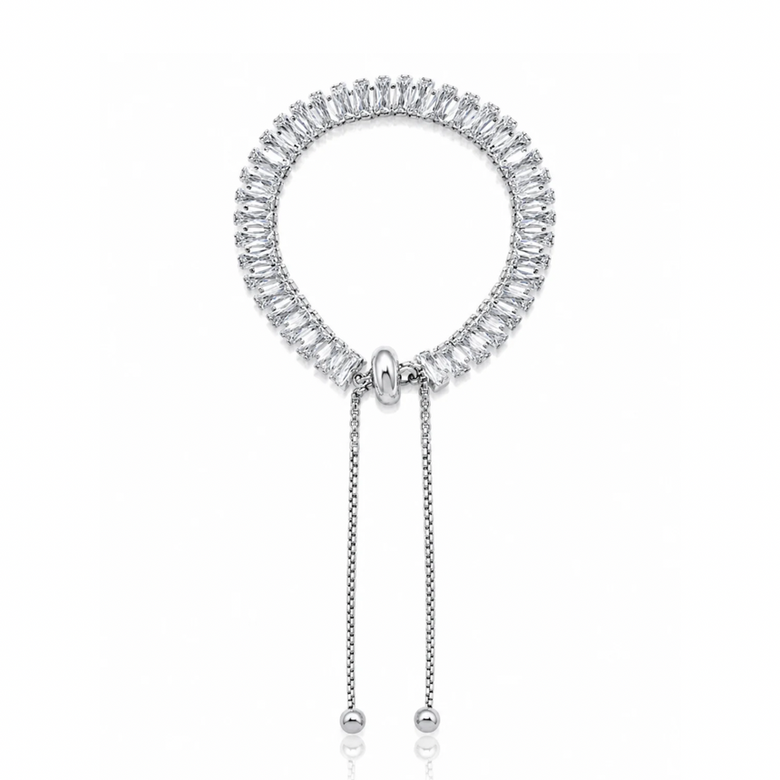 Shiny Adjustable Tennis Bracelet