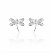 Dragonfly Earrings - Silver