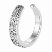 Skyline Thin 2 Sided Ear Cuff Silver - 1 Piece