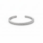Bold Silver Cuff Bracelet