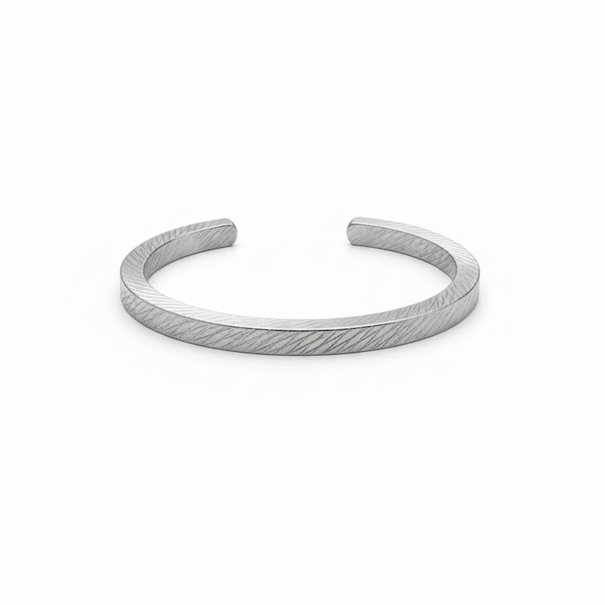 Bold Silver Cuff Bracelet