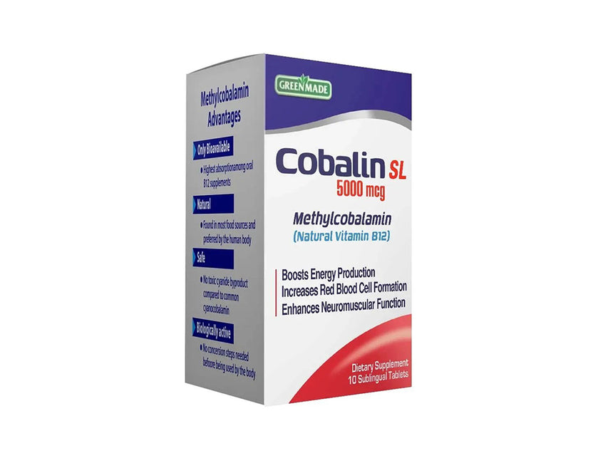 Cobalin Sl High Dose 5000Mcg 10 Sublingual Tabs