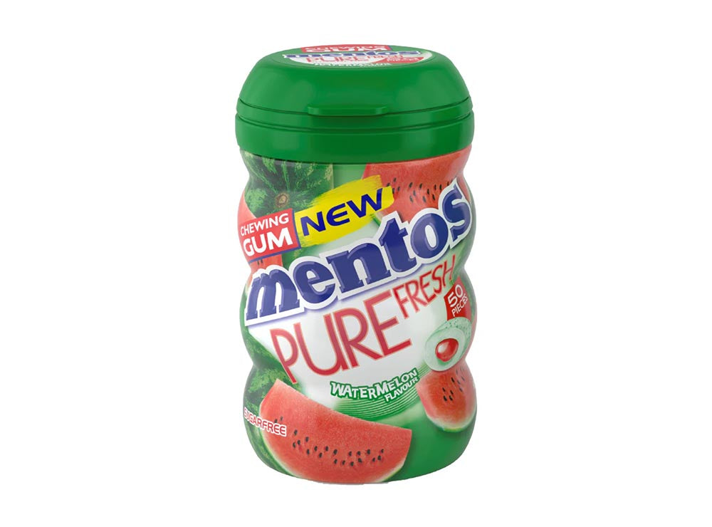 Mentos Gum Pure Fresh Watermelon 50 Pieces