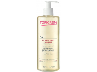 Topicrem DA Superfatted Cleansing Gel 500ml