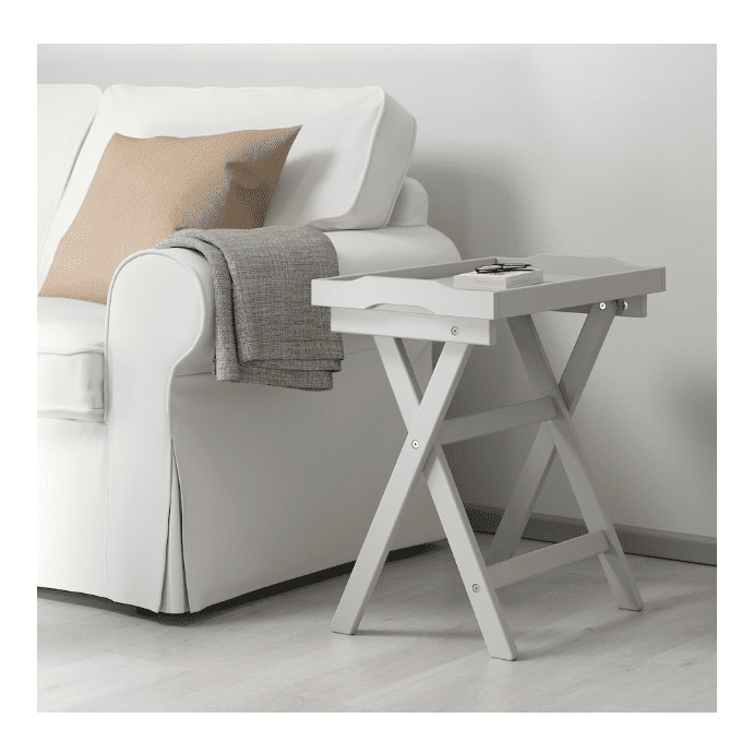 IKEA Tray Table 58x38x58 cm White
