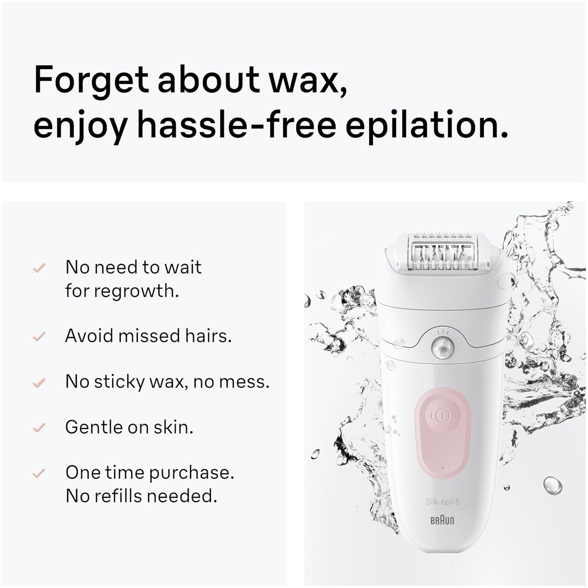 Silk Epil 5 Wet and Dry Epilator