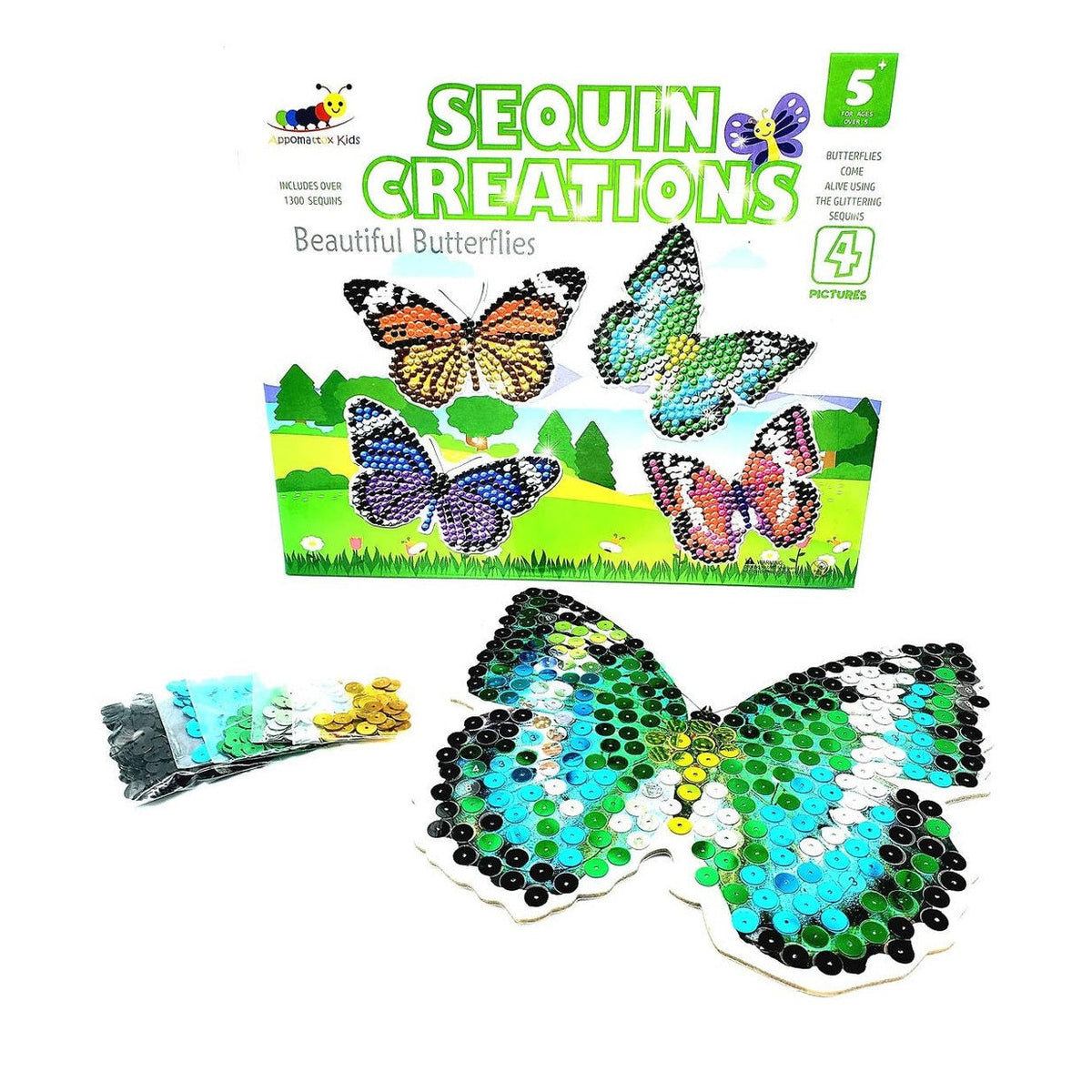 SEQUIN CREATIONS BEAUTIFUL BUTTERFLIES by OFFBRAND