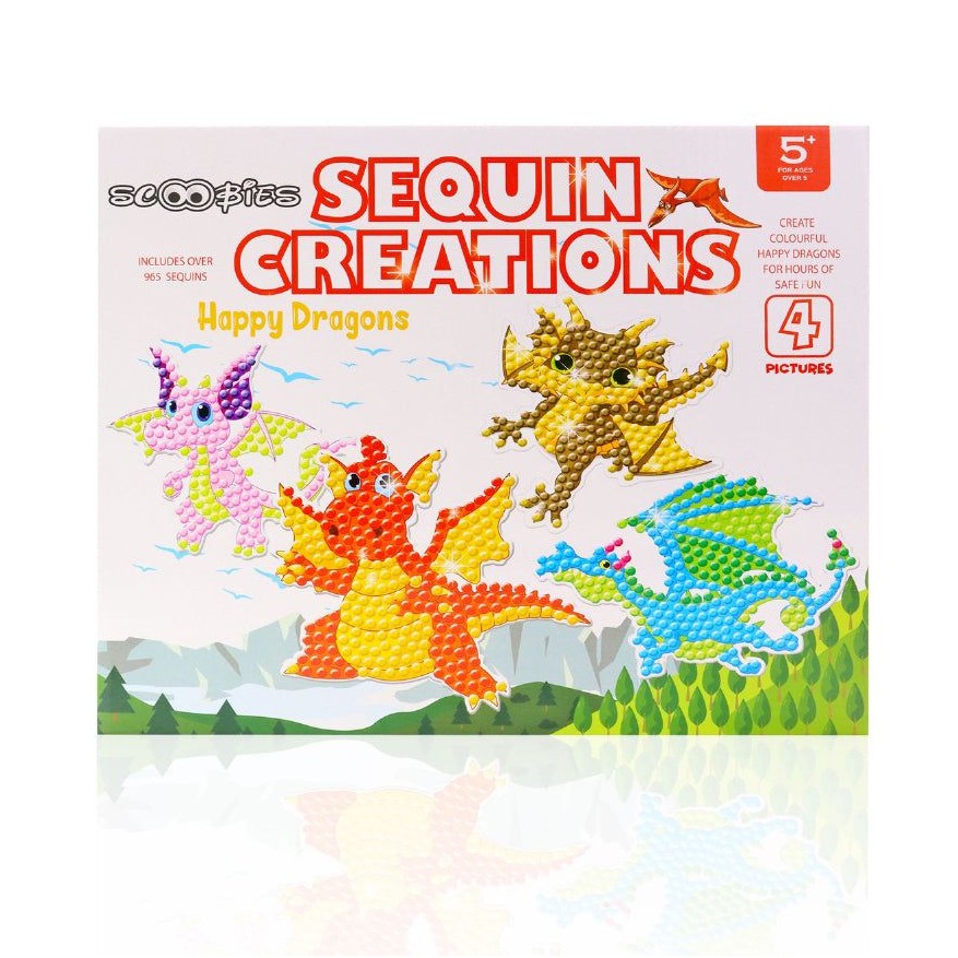 SEQUIN CREATIONS HAPPY DRAGONS by OFFBRAND