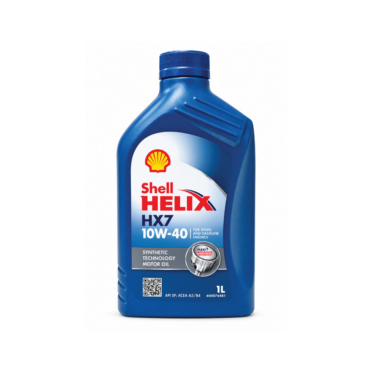 Shell Helix HX7 10W40 For Diesel And Gasoline Engines Synthetic Technology Motor Oil -1L- Made in Germany