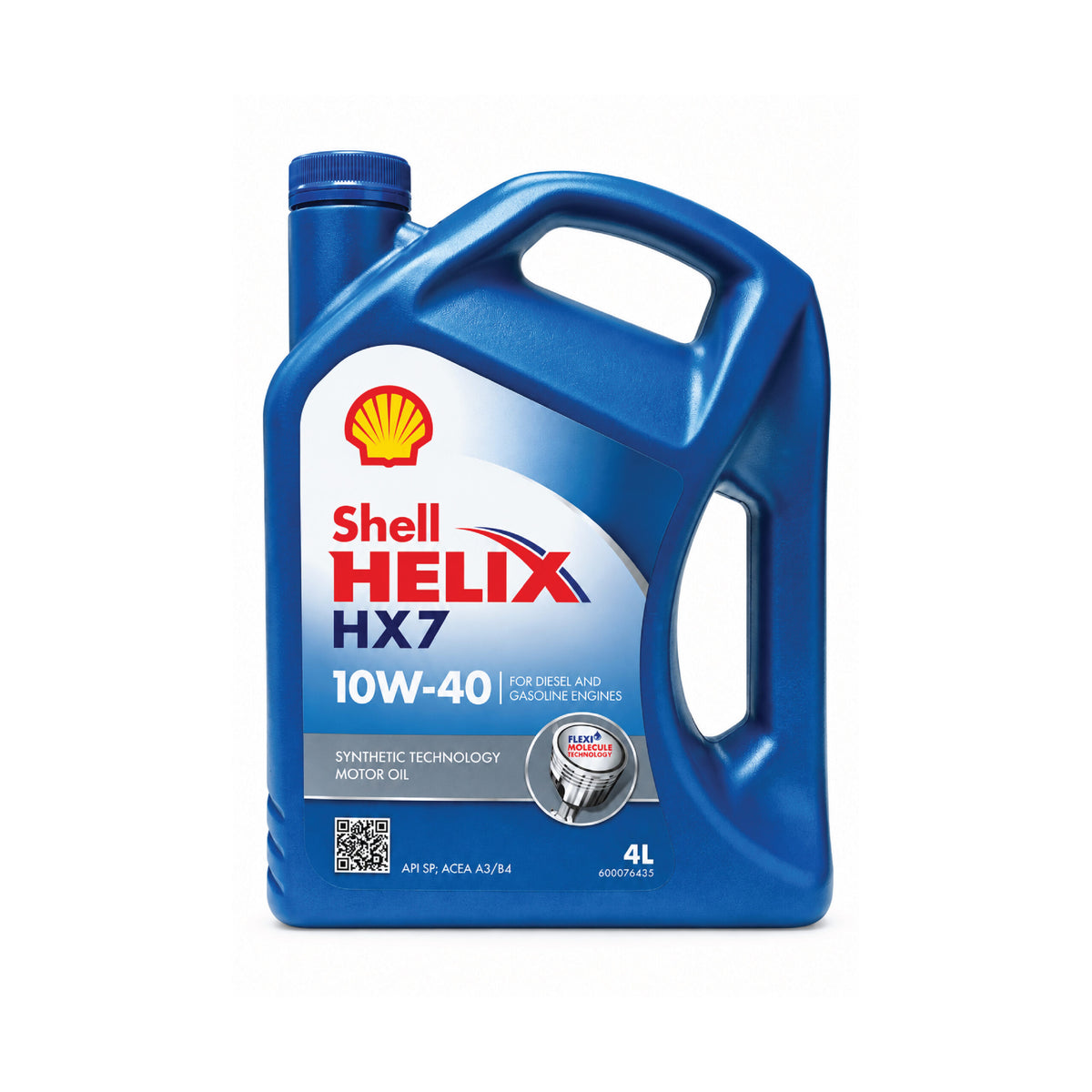 Shell Helix HX7 10W40 For Diesel and Gasoline Engines Synthetic Technology Motor Oil -4L- Made in Germany