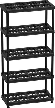 Duramax Plastic Shelving Rack Black Storage & Organization Duramax Plastic Shelving Rack Black Duramax Plastic Shelving Rack Black The German Outlet