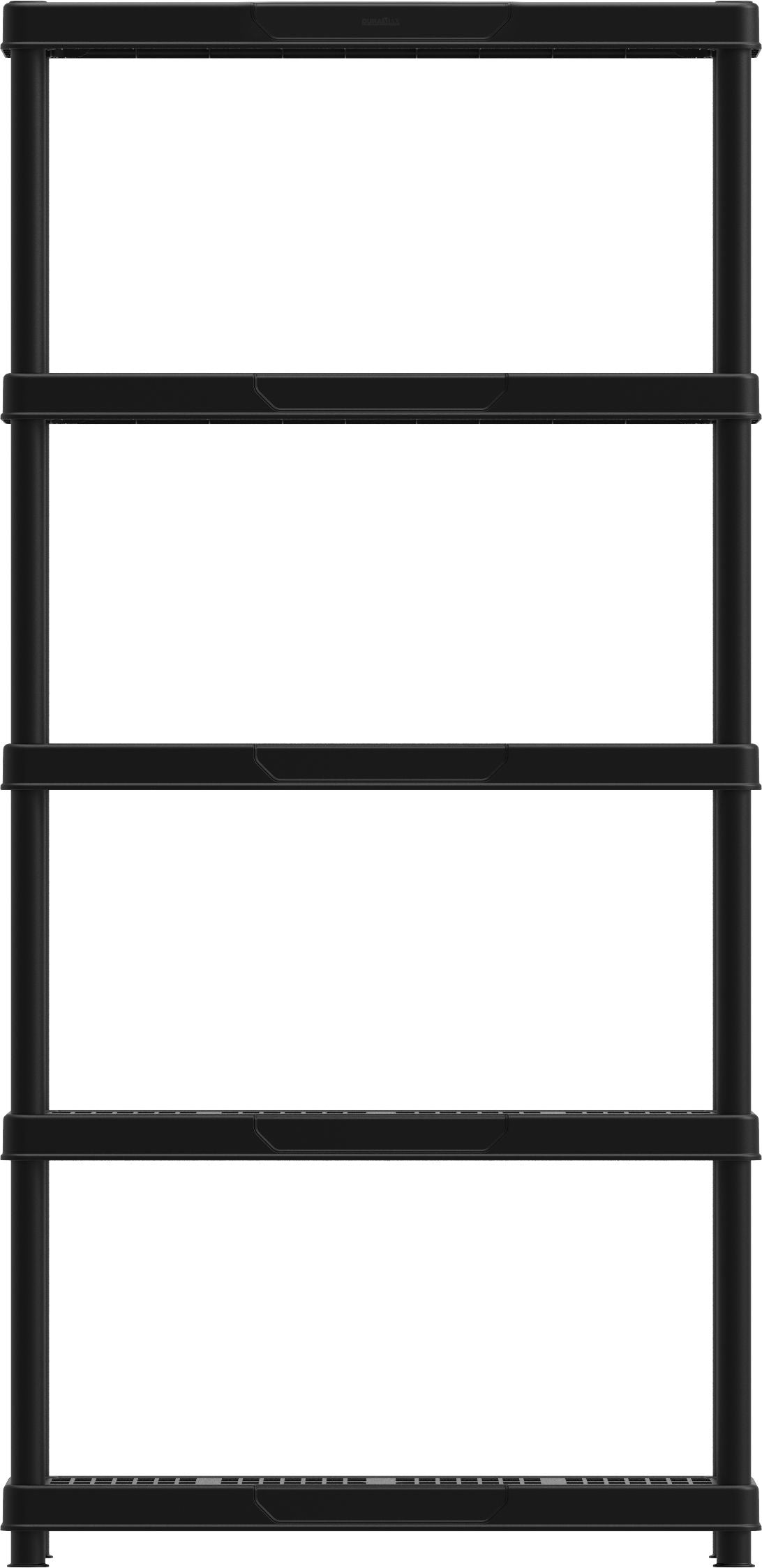 Duramax Plastic Shelving Rack Black Storage & Organization Duramax Plastic Shelving Rack Black Duramax Plastic Shelving Rack Black The German Outlet