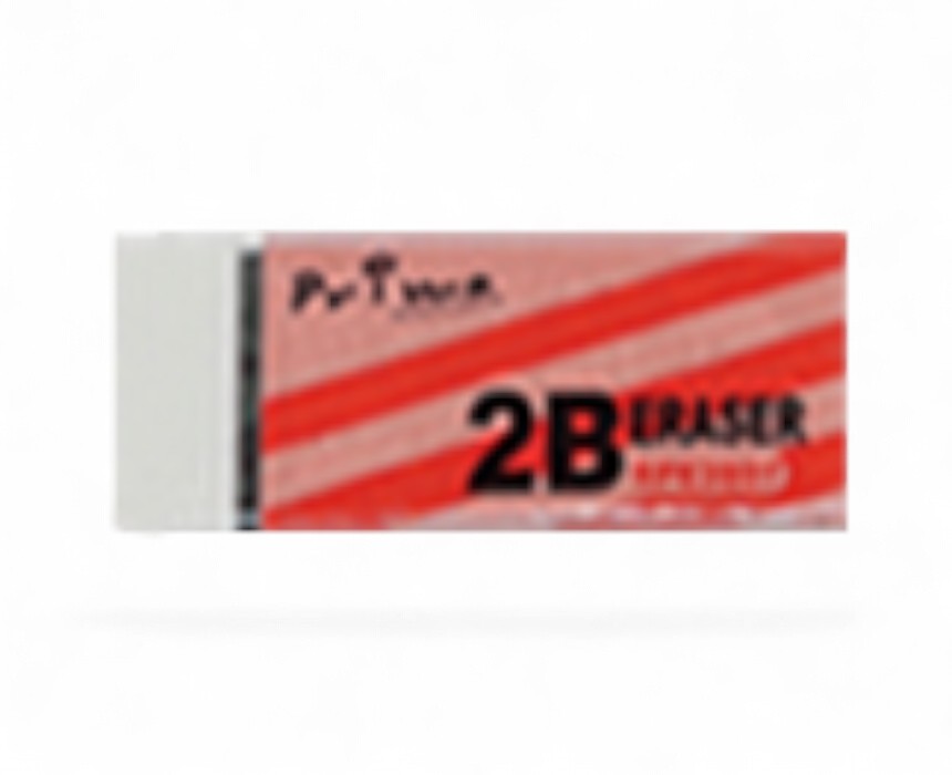 White Eraser Red