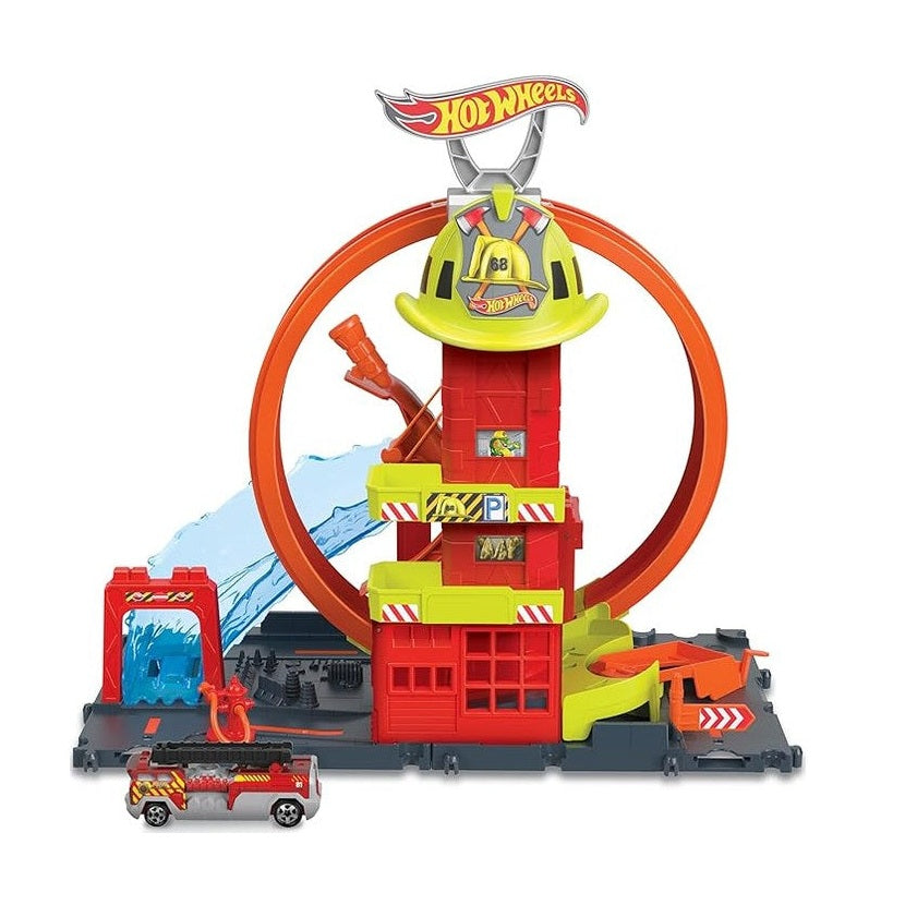 SUPER LOOP FIRE STATION by Mattel