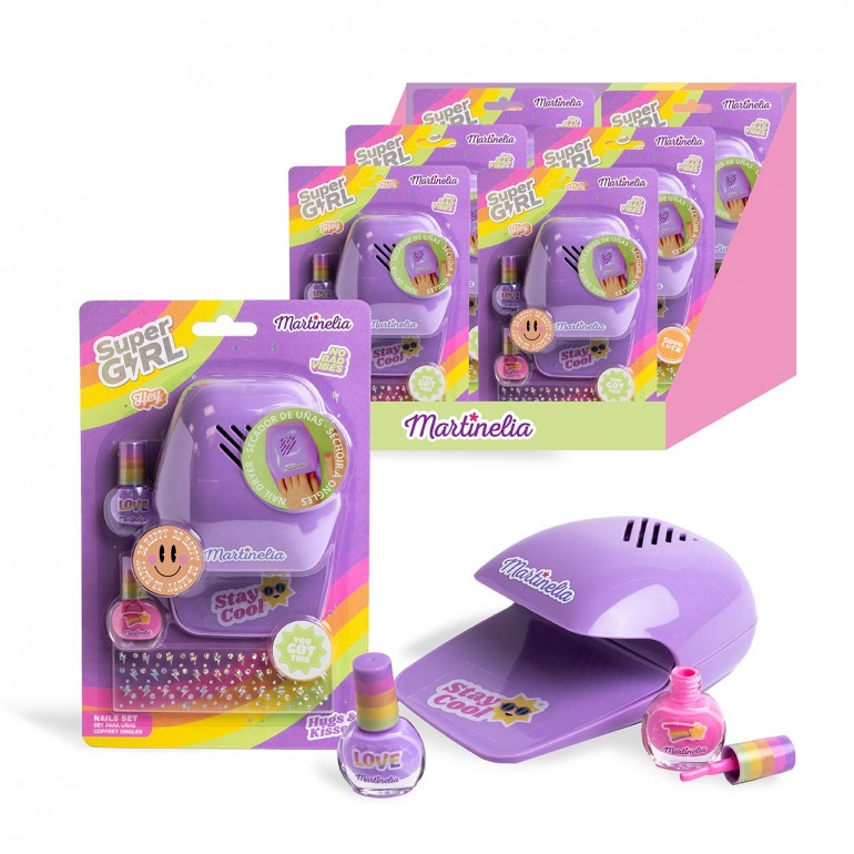 SUPER GIRL Nail Design Set kids cosmetics SUPER GIRL Nail Design Set SUPER GIRL Nail Design Set Martinelia