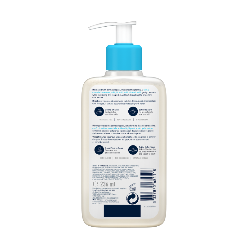 Sa Smoothing Cleanser For Dry And Rough Skin 236ml