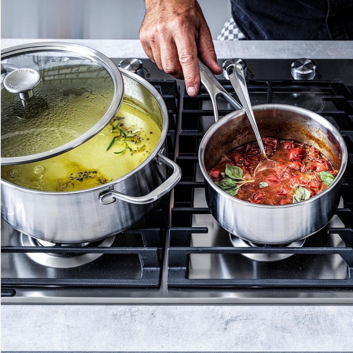 Frying Pan, Stainless Steel, 3 Ply Sauce Pan SaucePan Frying Pan, Stainless Steel, 3 Ply Sauce Pan Frying Pan, Stainless Steel, 3 Ply Sauce Pan KitchenAid