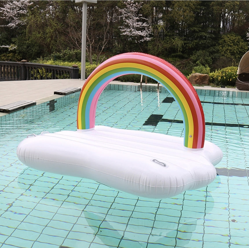 None Rainbow Pool Float 210x145cm