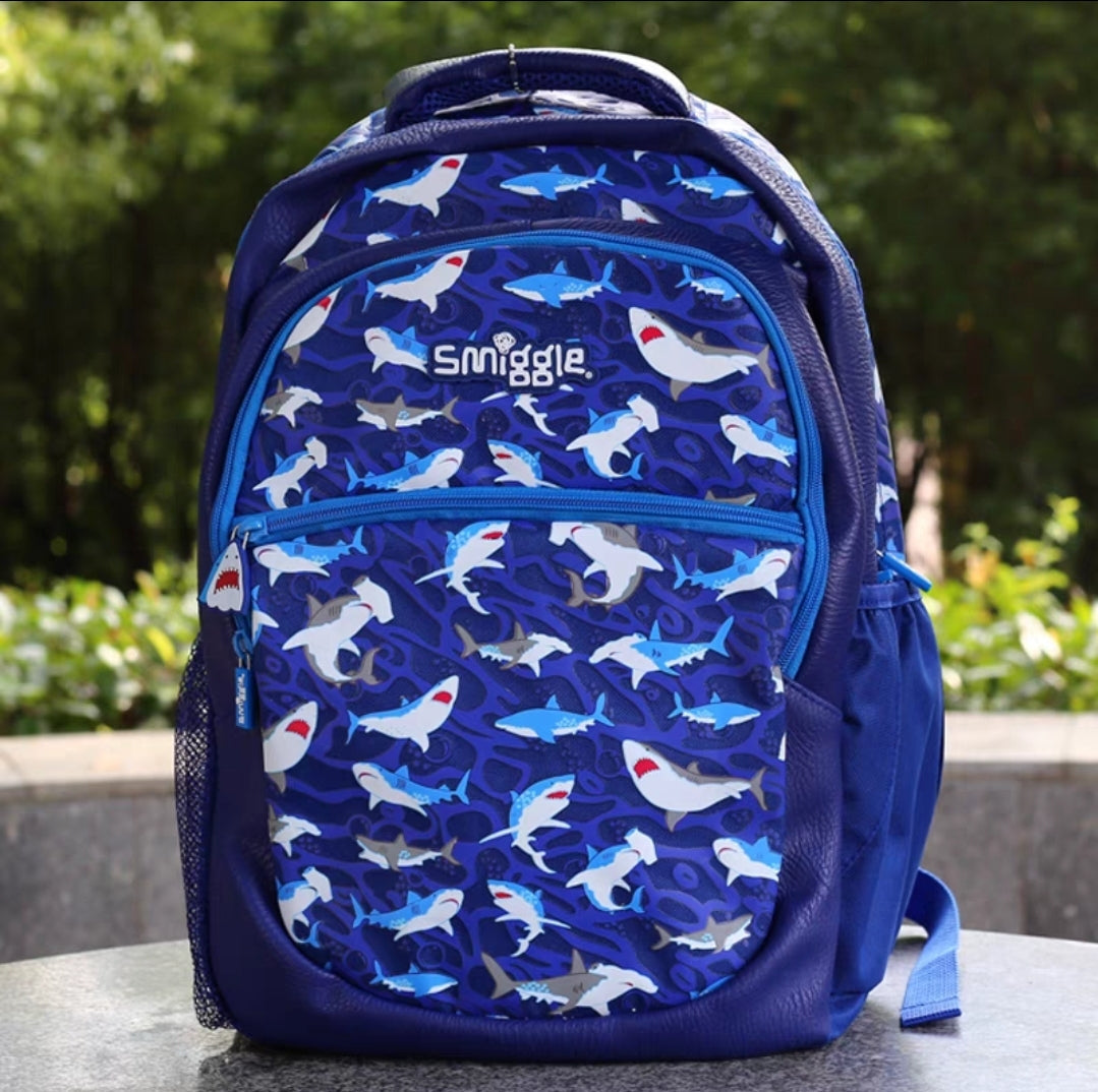 Smiggle Backpack Shark | (G1-G3) | 42cm