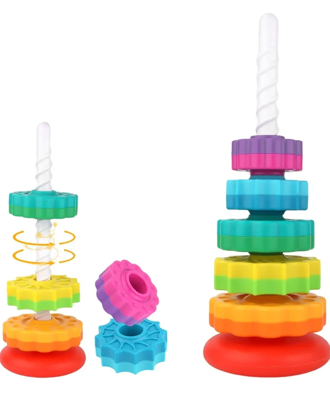 Rainbow Tower Stacker | Education Kids Brain Toys | 0+