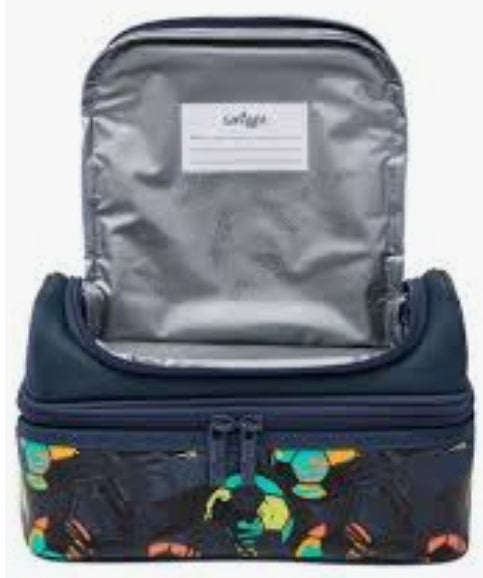 Smiggle Lunch Bag Football 24.5x16.5x15cm