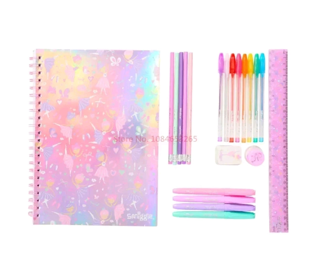 Smiggle Dance Stationery Set A4